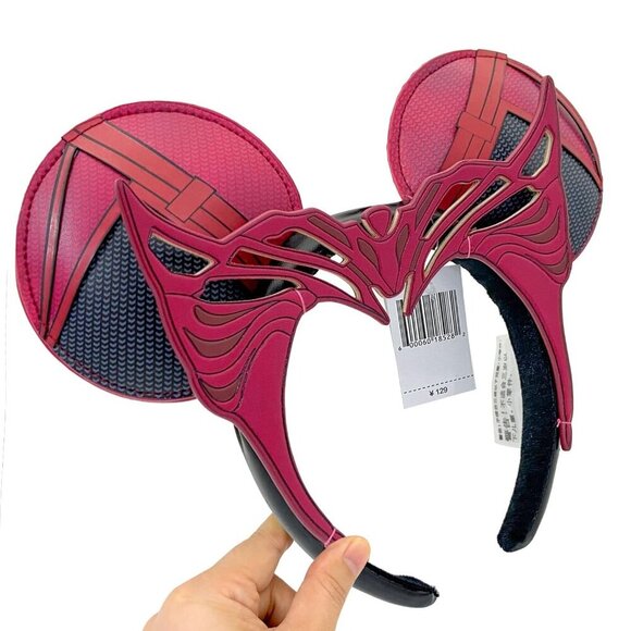 Halloween Mouse Ear Headbands Red Cosplay Hair Accessories for Women Girls main image 7
